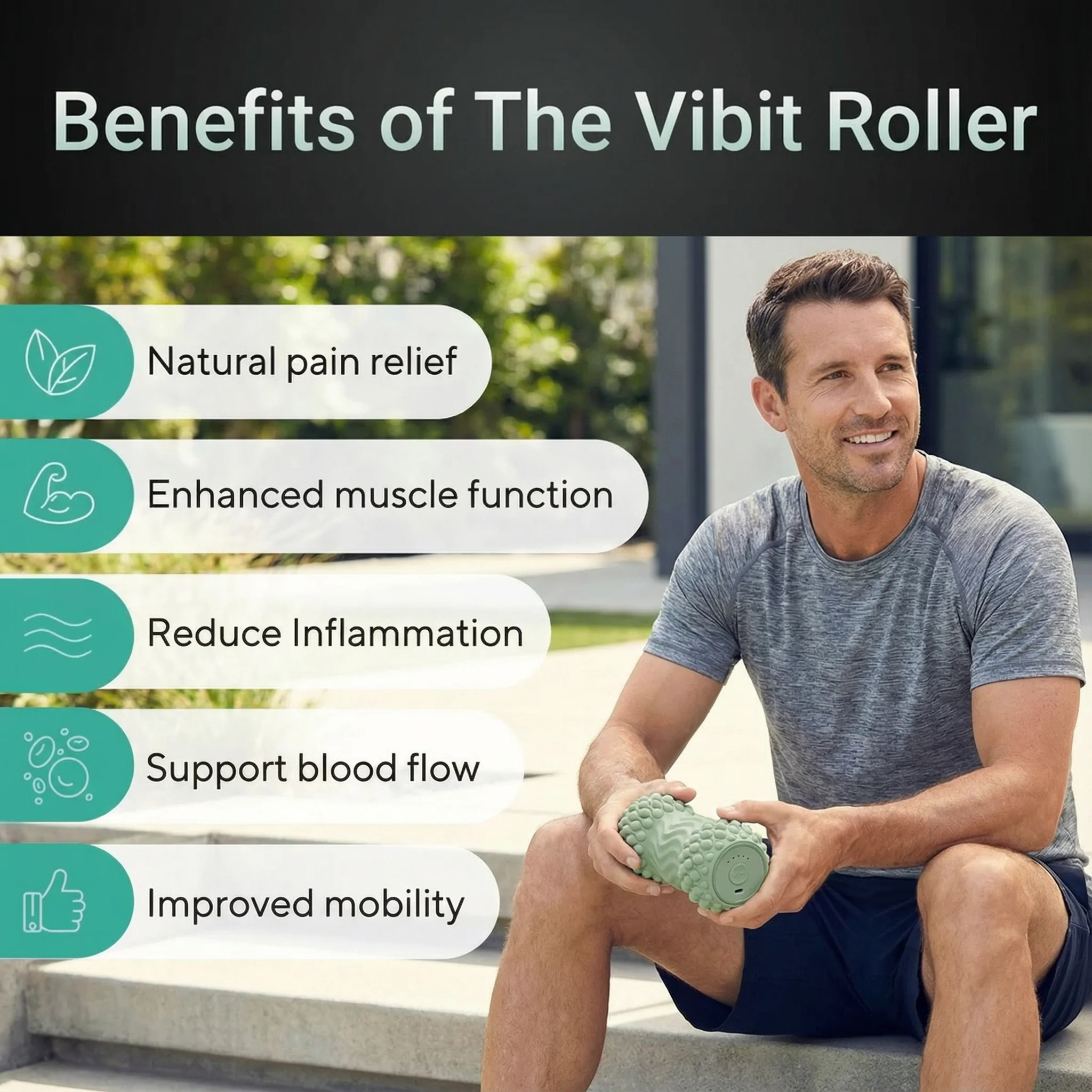 Vibit SOMA - Vibrating PhysioTouch Roller - Image 5